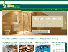 Tablet Screenshot of bernhard-burger.de